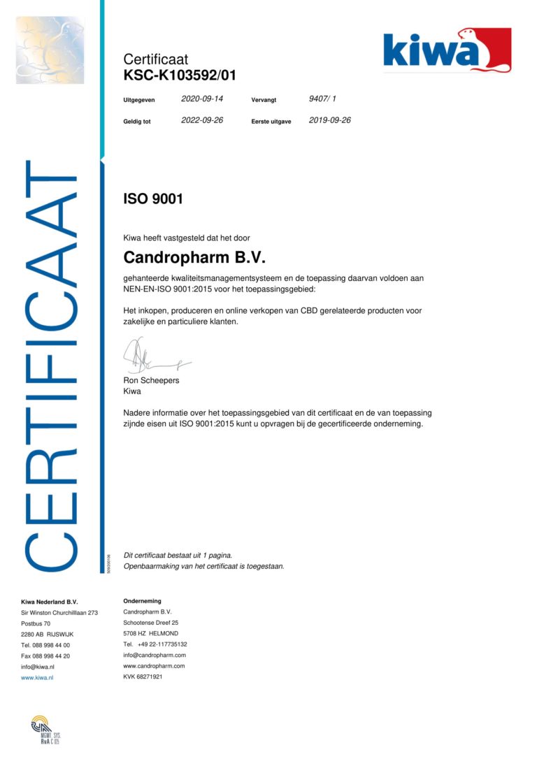 ISO Certificates - Candropharm-1
